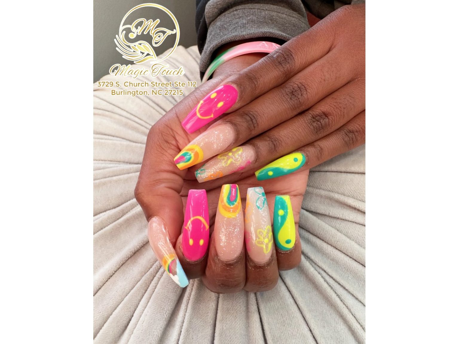 Acrylic Liquid Gel Magic Touch Nails & Spa Top 10 Nail Salon in USA