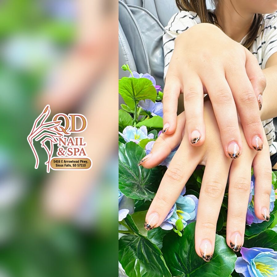 Simple nail art with QD Nail & Spa - Nail salon Sioux Falls, SD 57110