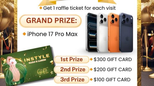 Join Our Lucky Draw at Instyle Nails & Lashes in Las Vegas, NV 89128 | December 31st, 2025