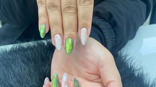 Christmas Nail Art at Expo Nails Salon in Cypress, CA 90630