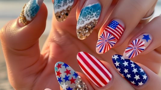 Celebrate Independence Day in Style with Stunning July 4th Nails at Etoile Nail Bar Bucktown, Lincoln Park – nail salon 60614 – Best nail salon near me Chicago, IL 60614