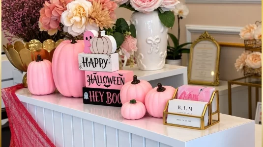 PINK HALLOWEEN HAS ARRIVED AT B.I.M House of Nails Salon in Tustin, CA 92780
